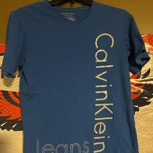 Calvin Klein boys short sleeve shirt L 14/16